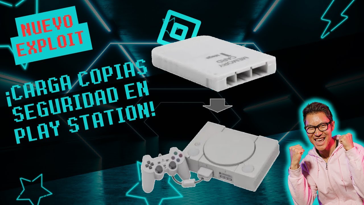 RInformaticaC's tweet card. NUEVO!! Exploit PS1 Unirom en Memory Card