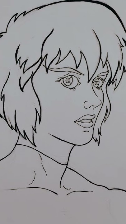 ZeusKingDARK's tweet card. #ghostintheshell #workinprogress #anime #art #drawing #photoshop