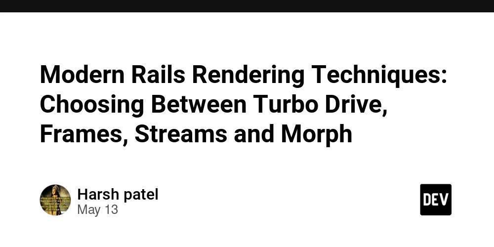 the_ruby_dev's tweet card. In the evolving landscape of Ruby on Rails development, creating responsive, dynamic user interfaces...
