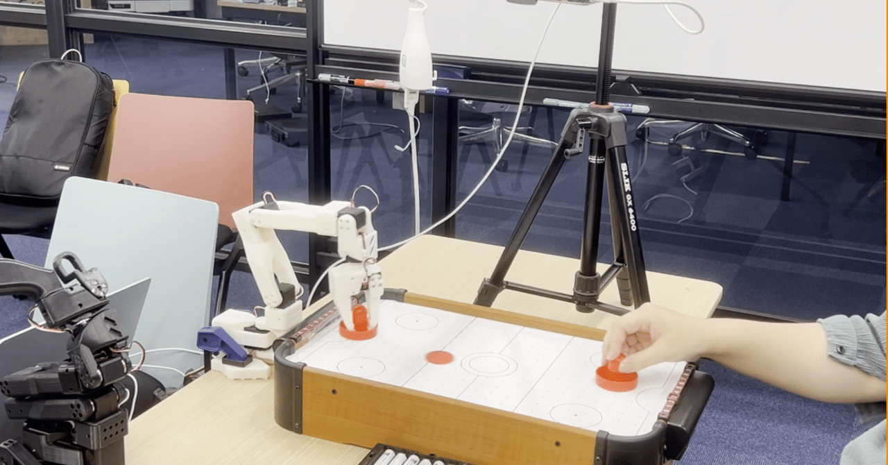 npaka123's tweet card. 「LeRobot Worldwide Hackathon」に参加して、ホッケーロボのデータセットを作ってきたので紹介します。 1. はじめに 2025年6月14日から15日にかけて、「HuggingFace」のオープンソースロボティクスコミュニティ「LeRobot」が開催する、世界規模のハッカソンイベント「LeRobot Worldwide Hackathon 2025」が開催されました。オ...