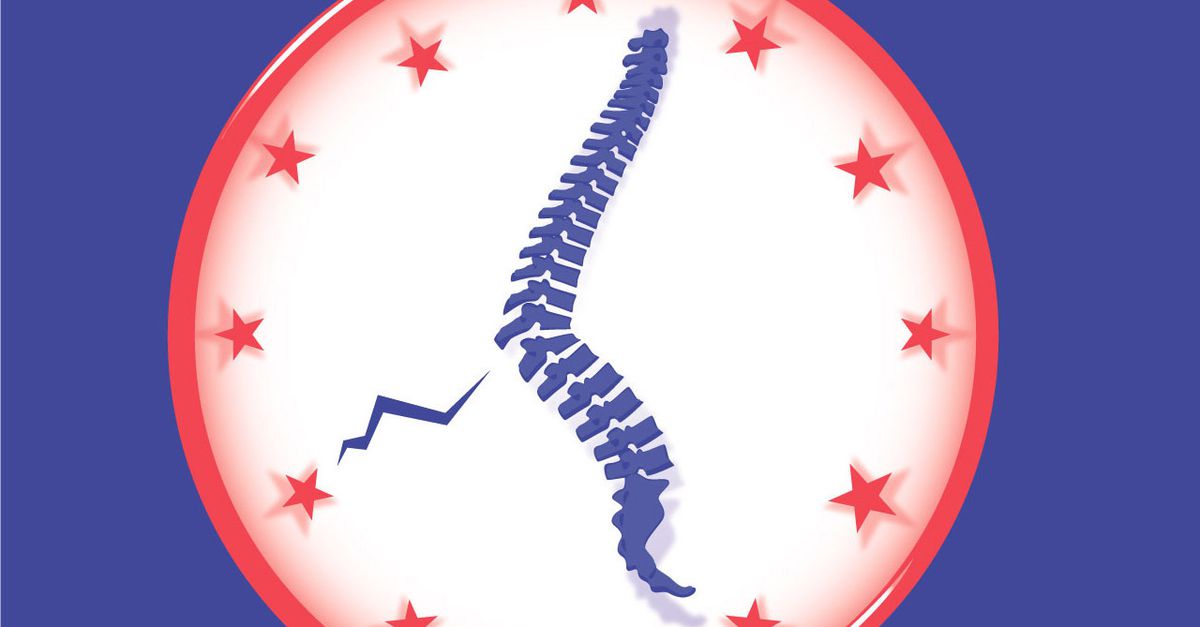 BlueSkyErgo's tweet card. Ergonomie: Mensen bewegen te weinig en zitten te lang nu ze massaal thuiswerken. „Ik kon mijn hoofd niet meer op mijn romp houden.”