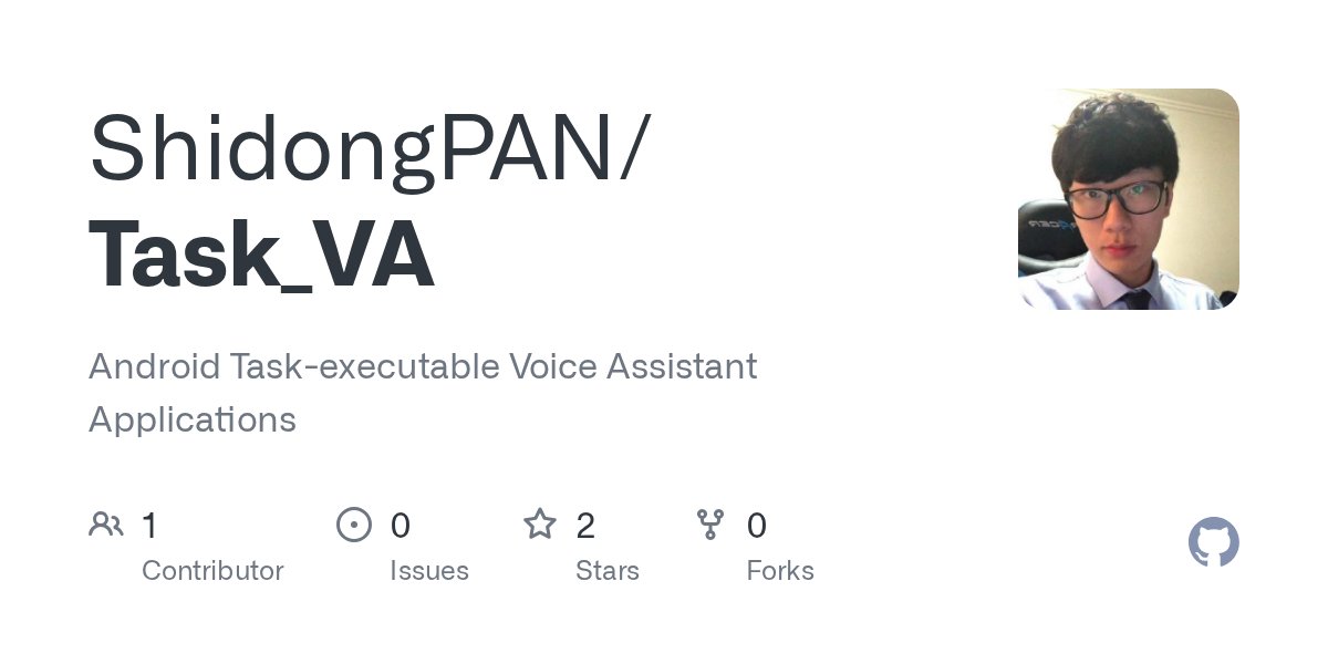 ksg93rd's tweet card. Android Task-executable Voice Assistant Applications - ShidongPAN/Task_VA