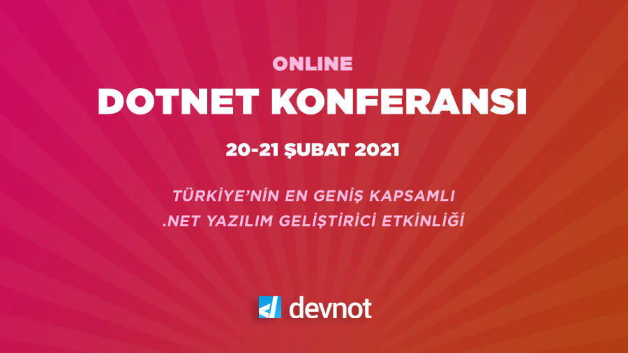 dotnetkonf's tweet card. Devnot olarak Türkiye'nin en geniş içerikli .NET yazılım geliştirici konferansını 20-21 Şubat'ta 3. kez düzenliyoruz. Online düzenleyeceğimiz bu büyük etkinlikt