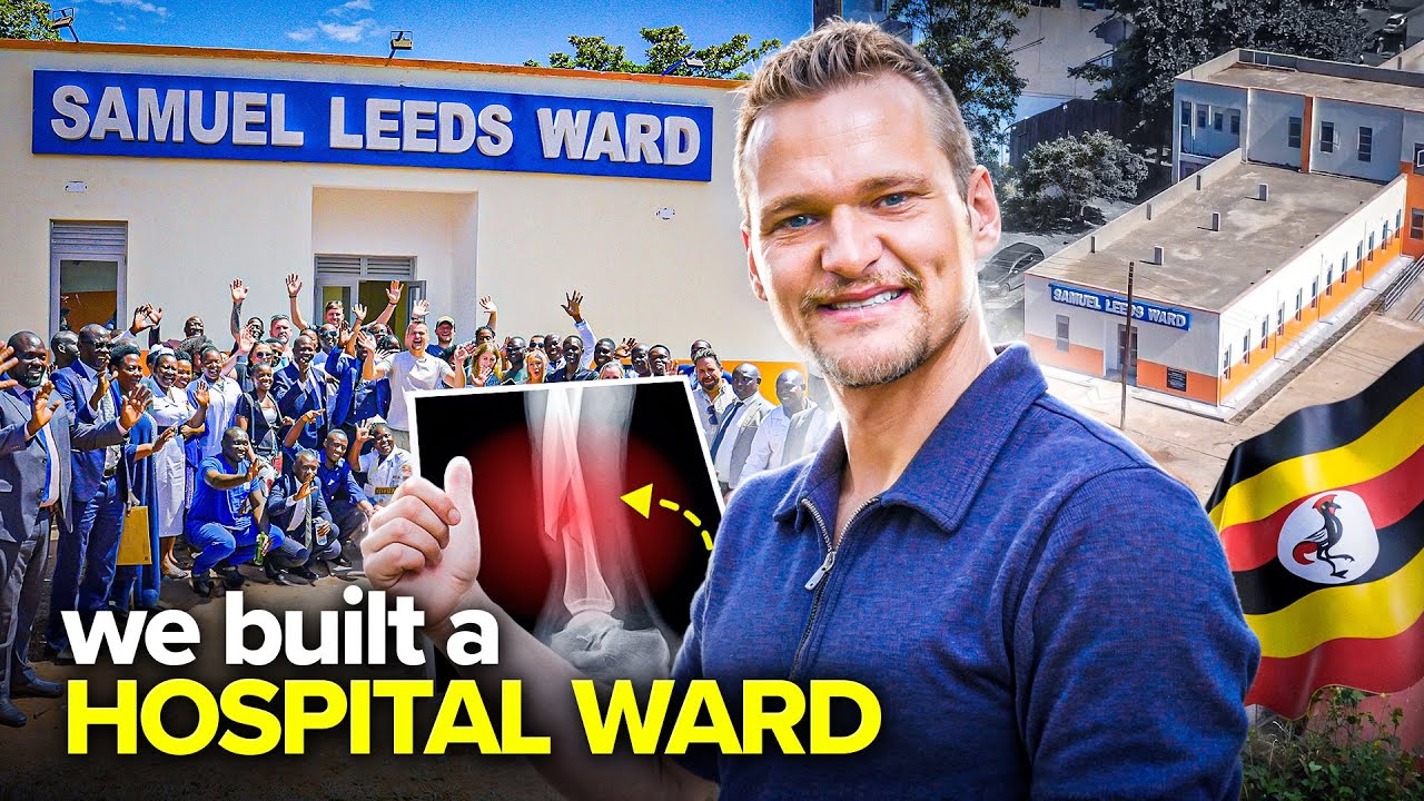 samuel_leeds's tweet card. I Just Built a 62 Bed Hospital Ward in Africa