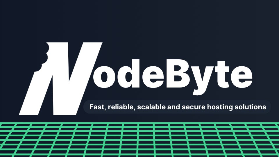 NodeByteHosting's tweet card. Fast, reliable, scalable and secure hosting services for your business or gaming experience.