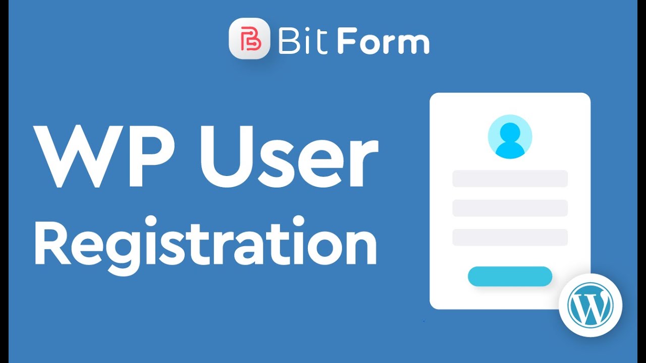 bit_apps's tweet card. WP User Registration WordPress Form - Bit Form