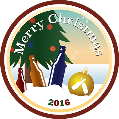 julientsc's tweet card. Merry Brew-mas (2016): Here's hoping Santa places some awesome beers under your tree! Wishing you a holiday season full of joy, cheer, and of course, great beer. Merry brew-mas to all!