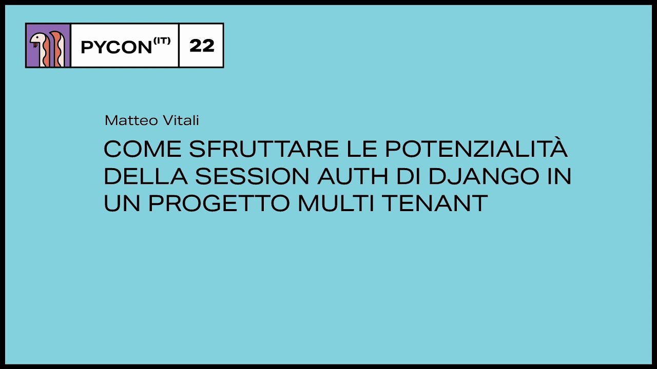 trotto's tweet card. Come sfruttare le session auth di Django per un progetto multi tenant...