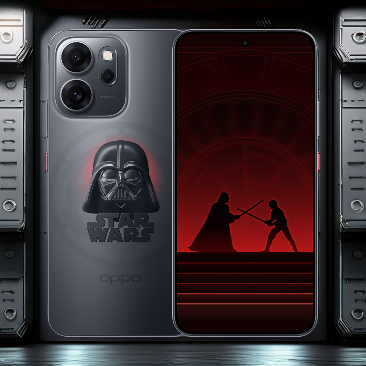 techeblog's tweet card. Oppo has just launched the Reno14 F Star Wars Dark Side Limited Edition, a smartphone that draws enthusiasts directly into the Empire's clutches. This version takes the sturdy Reno14 F midranger and...