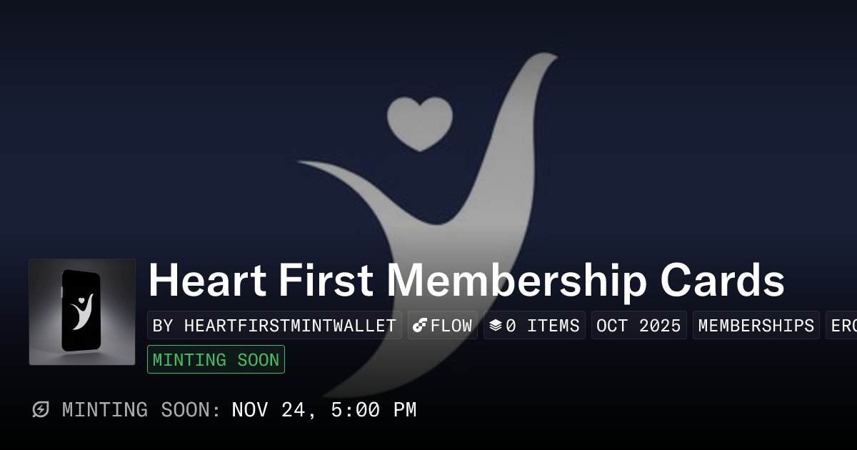 HeartFirst__'s tweet card. 1/1 NFTs of every bone, ligament and muscle in the human body. Owners gain lifetime access to the Heart First Wellness AI Companion.