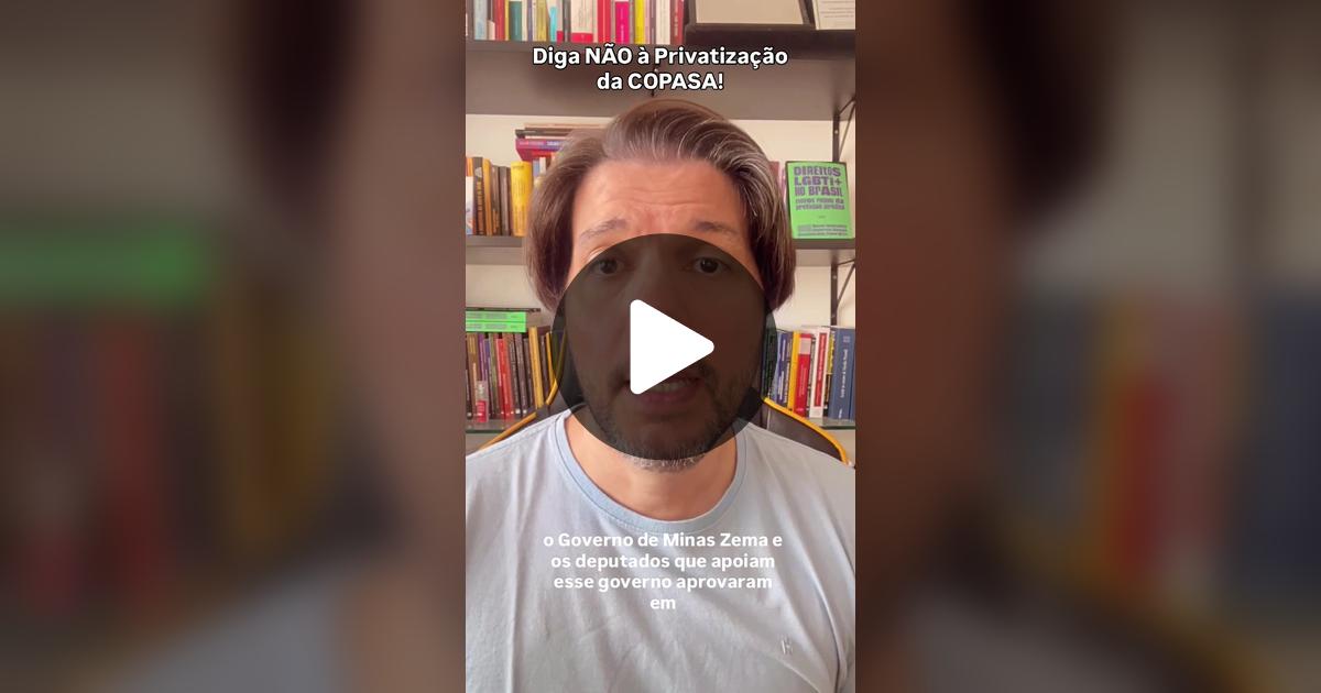 alexprocesso's tweet card. 101 gostos, 27 comentários, "Não privatizem a #COPASA!!!!”