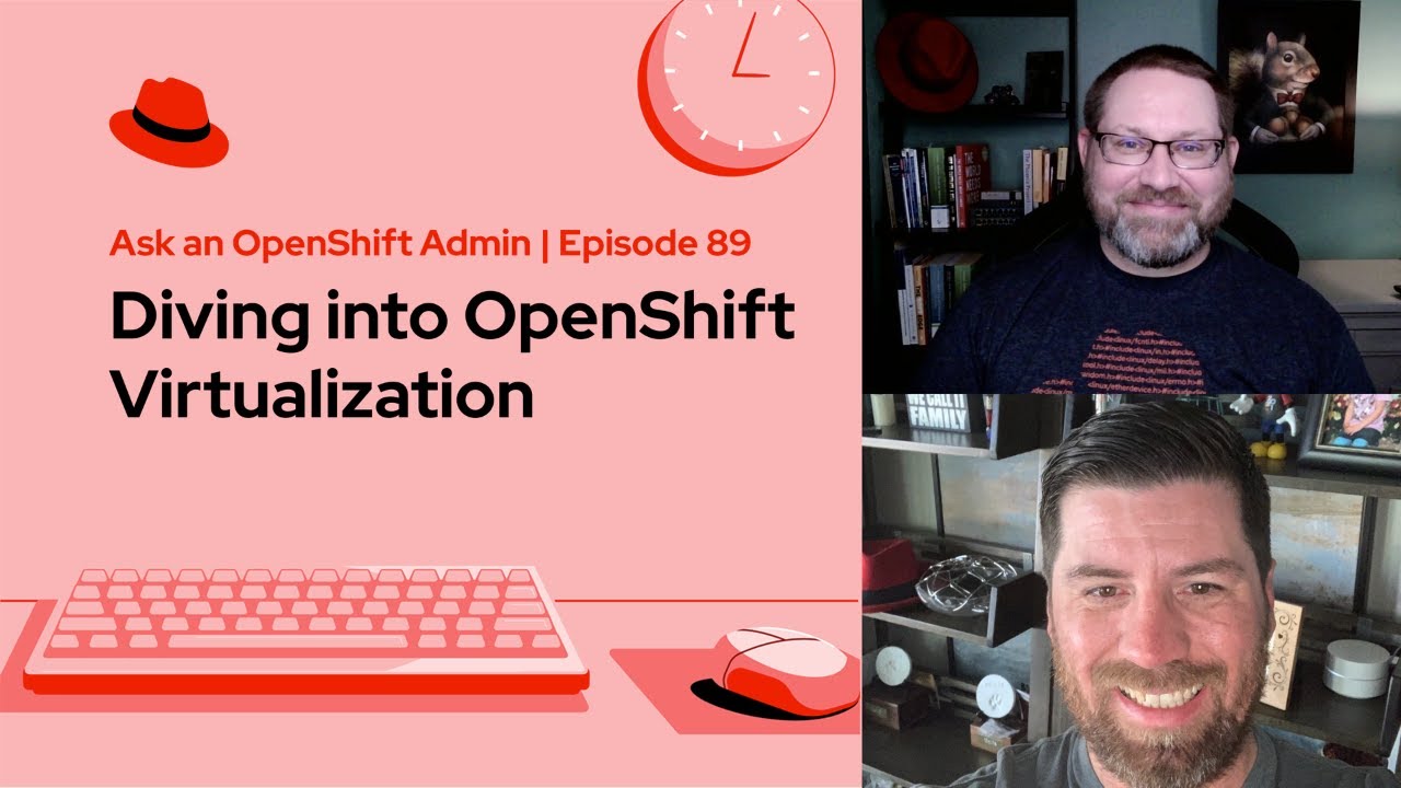 jrocktx1's tweet card. Ask an OpenShift Admin (E89) | Dive into OpenShift Virtualization