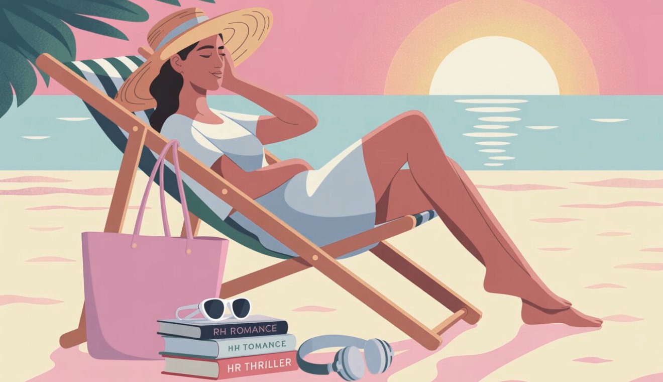 ParlonsRH's tweet card. Toutes les ressources pour prendre du recul, recharger vos batteries et passer l'été en mode « good vibes » !