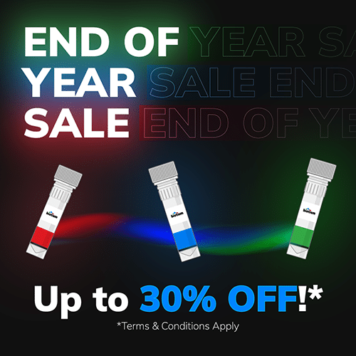 biotium's tweet card. Starting November 3rd through December 31st, 2025, enjoy up to 30% off our entire catalog! Devices excluded. Other restrictions may apply.