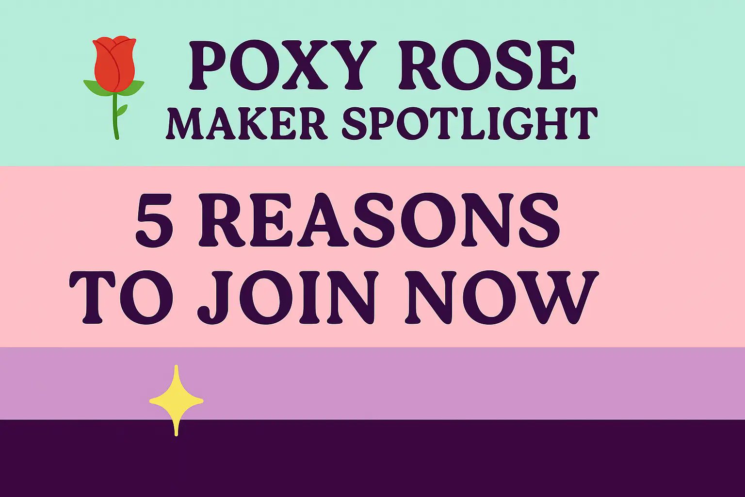 Poxy_Roses's tweet card. A monthly celebration of handmade shops, resin artists, and creative small businesses.