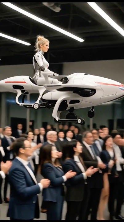 matriasana's tweet card. AI Robot Girl Test-Flies a Mini eVTOL in Front of VIPs #AIrobot #eVTOL