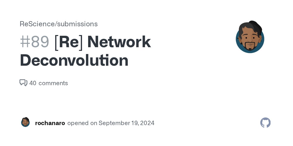 rochanaro's tweet card. Original article: C. Ye, M. Evanusa, H. He, A. Mitrokhin, T. Goldstein, J. A. Yorke, C. Fermüller, and Y. Aloimonos. “Network Deconvolution.” In: ICLR (2020). PDF URL: https://github.com/lamps-lab/...