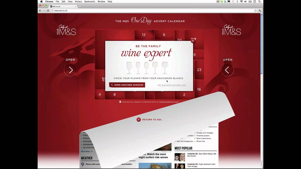 adtechcanvas's tweet card. Marks & Spencer AOL UK HPTO