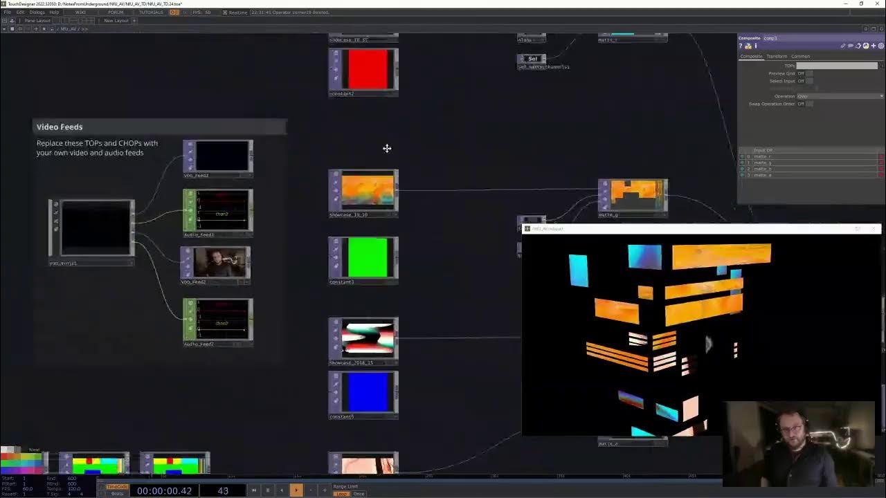 NotesfromUn's tweet card. ∆∇ [TouchDesigner] Building a 4 channel RGBA randomized masking system