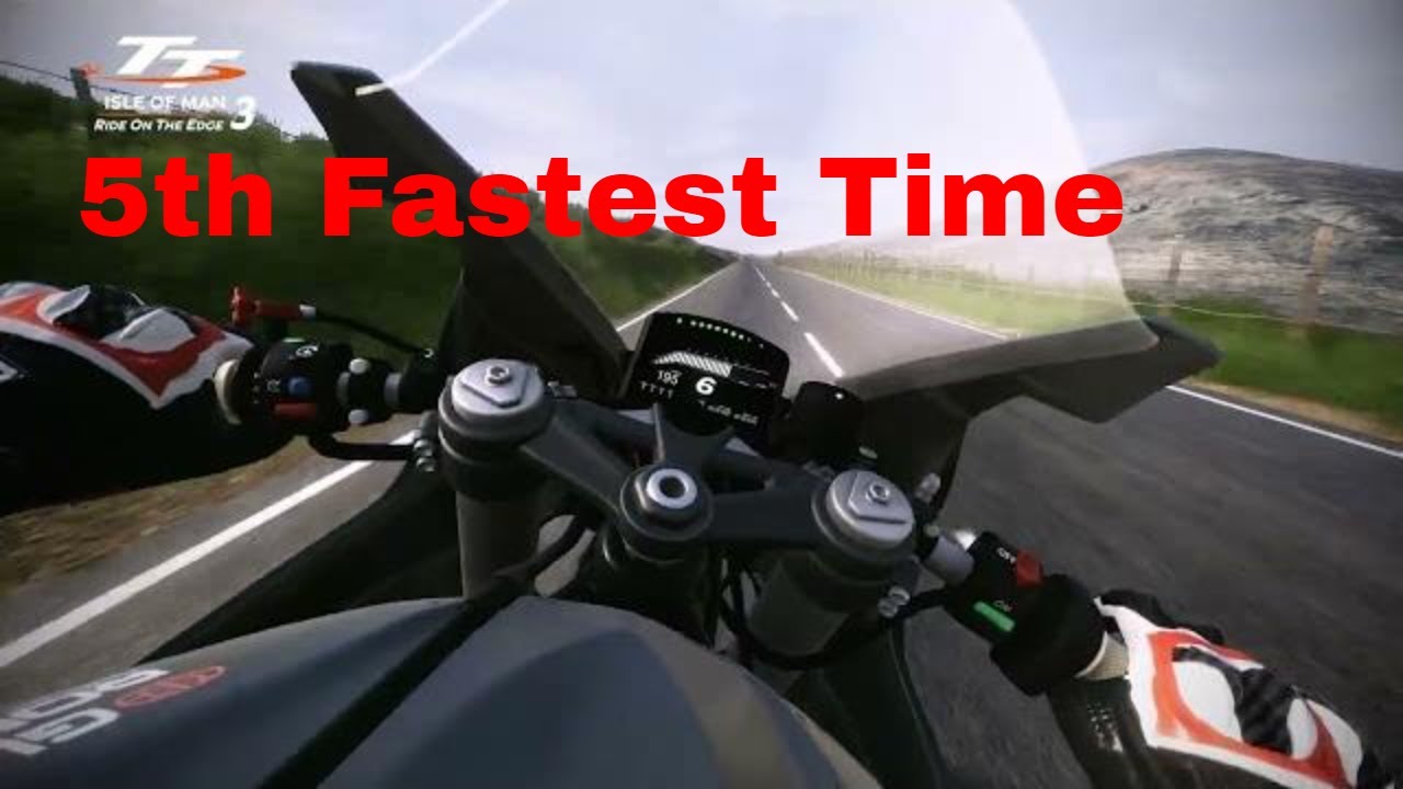ConsolePCGaming's tweet card. Ride on the Edge 5th Fastest Time in the World at Realistic Level at...