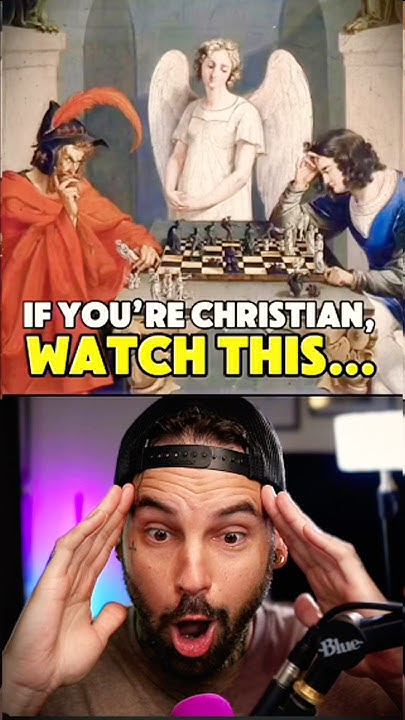 Stumpy368's tweet card. This painting is called checkmate! ♟️#shorts #christian #faith ￼