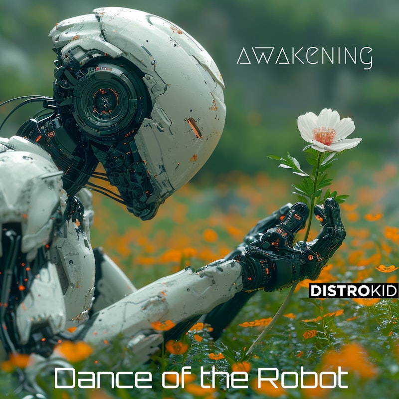 DanceOfTheRobot's tweet card. Stream and Save Awakening - Distributed by DistroKid