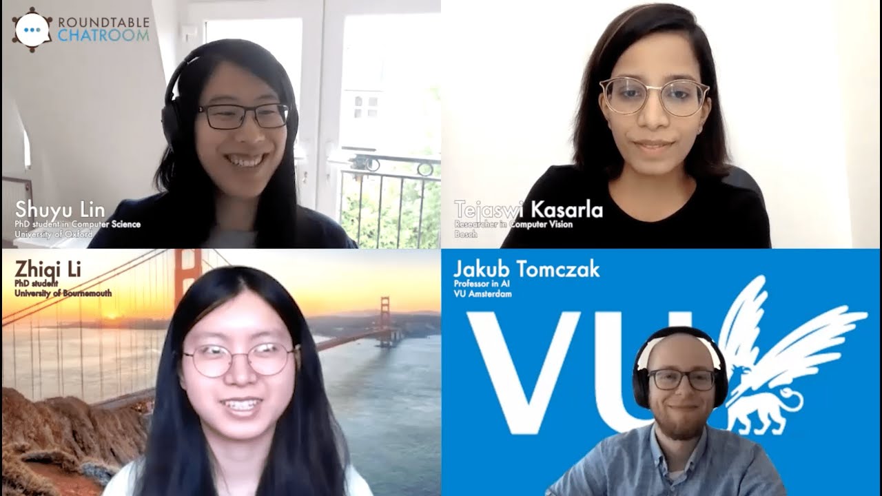 RoundtableChat1's tweet card. 001.1 Jakub Tomczak - AI career path, academia, industry