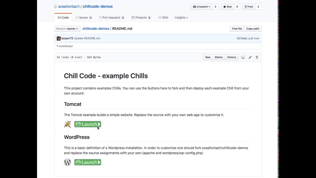 chillcode_io's tweet card. Launching a website in 4 minutes with Chill Code embed button