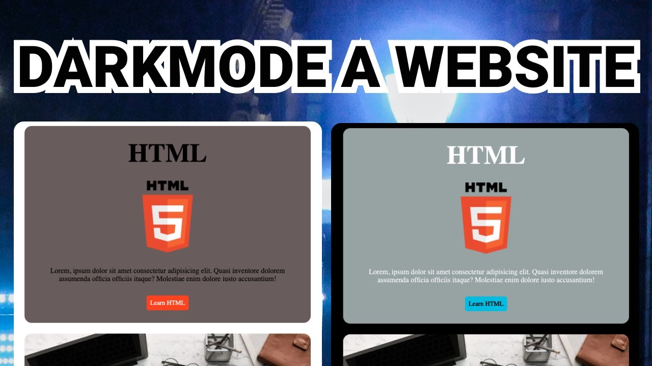 KelasCoding's tweet card. How To Add Dark Mode To Your Website | How To Create A Dark Mode...