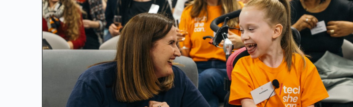 Tech_She_Can's tweet card. Women and girls must be equal in creating the tech that shapes our world, ensuring it works for all. We …