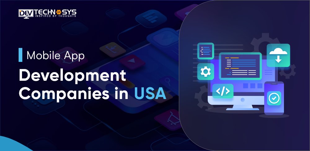 DevTechnosys's tweet card. The best mobile app development companies in USA in 2025 are renowned for their expertise in creating innovative, high-performance mobile applications.