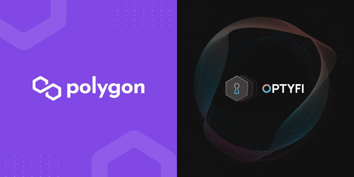 optyfi's tweet card. YIEDL with low gas fees