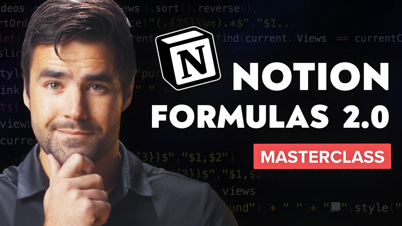TomFrankly's tweet card. Notion Formulas 2.0 – Advanced Masterclass