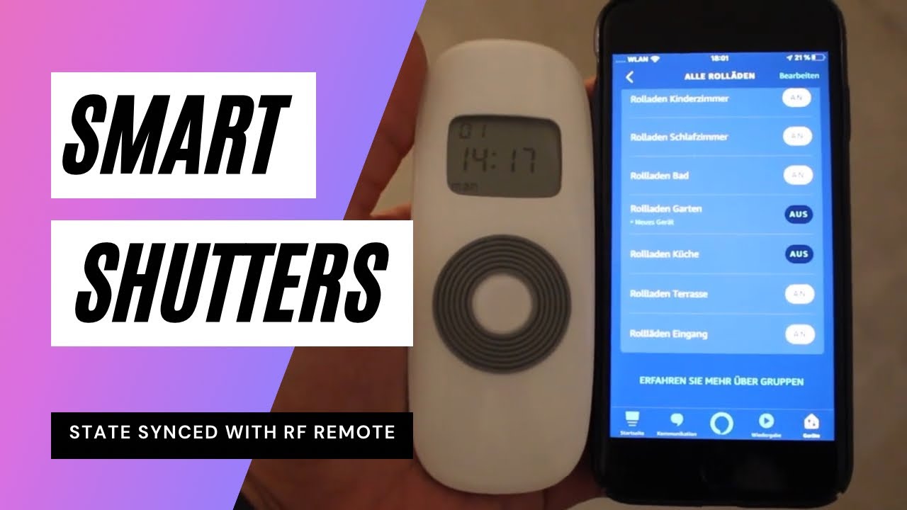 DanielTrumpp's tweet card. Experience ultimate convenience - shutters controlled via smart home...