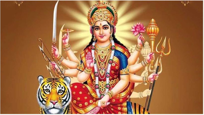 n2erajmahajan's tweet card. The fourth day of Navratri is dedicated to Goddess Kushmanda. According to Hindu mythology, she created the world by emitting a powerful light from her body.