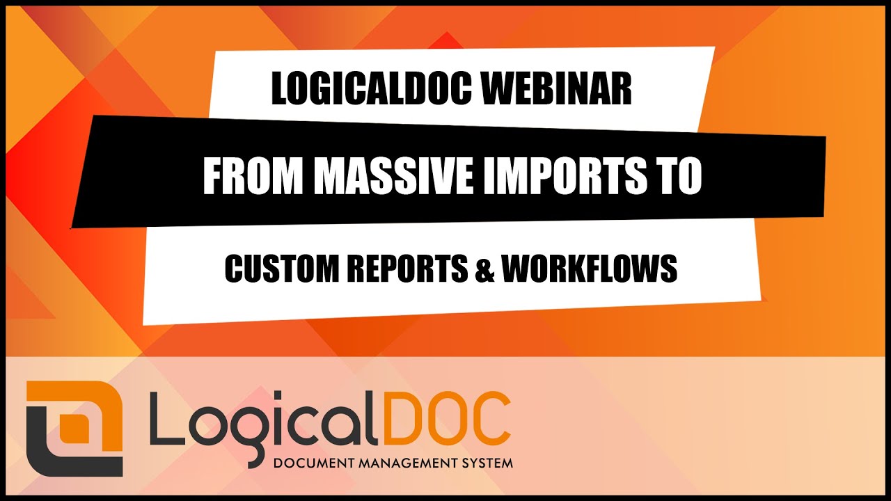 folklover02's tweet card. LogicalDOC webinar: massive import, office, fulltext search, subscr...