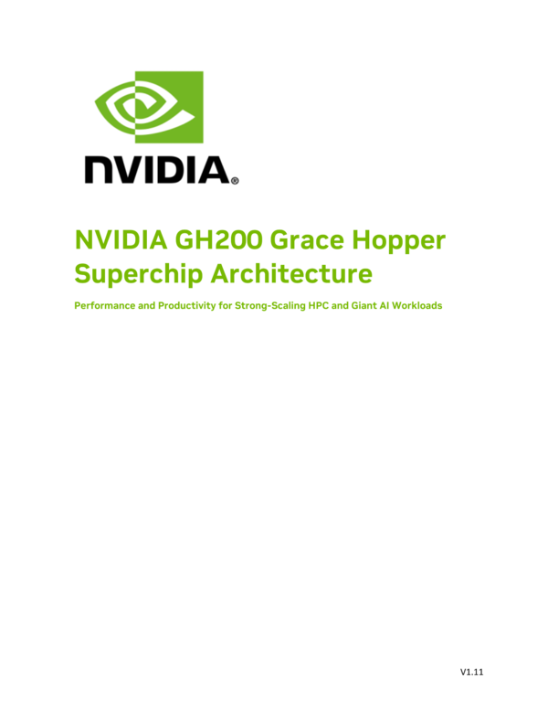 dslin1010's tweet card. The NVIDIA® Grace Hopper architecture brings together the groundbreaking performance of the NVIDIA Hopper GPU with the versatility of the NVIDIA Grace™ CPU, connected with a high bandwidth and memory...