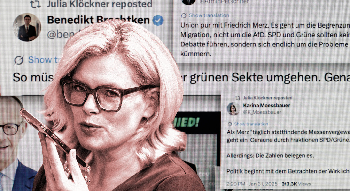 worrius's tweet card. Analyse zu Julia Klöckner: Eine datenbasierte Recherche zu ihren Social-Media-Posts, politischen Signalen und ihrer Rolle in der CDU.