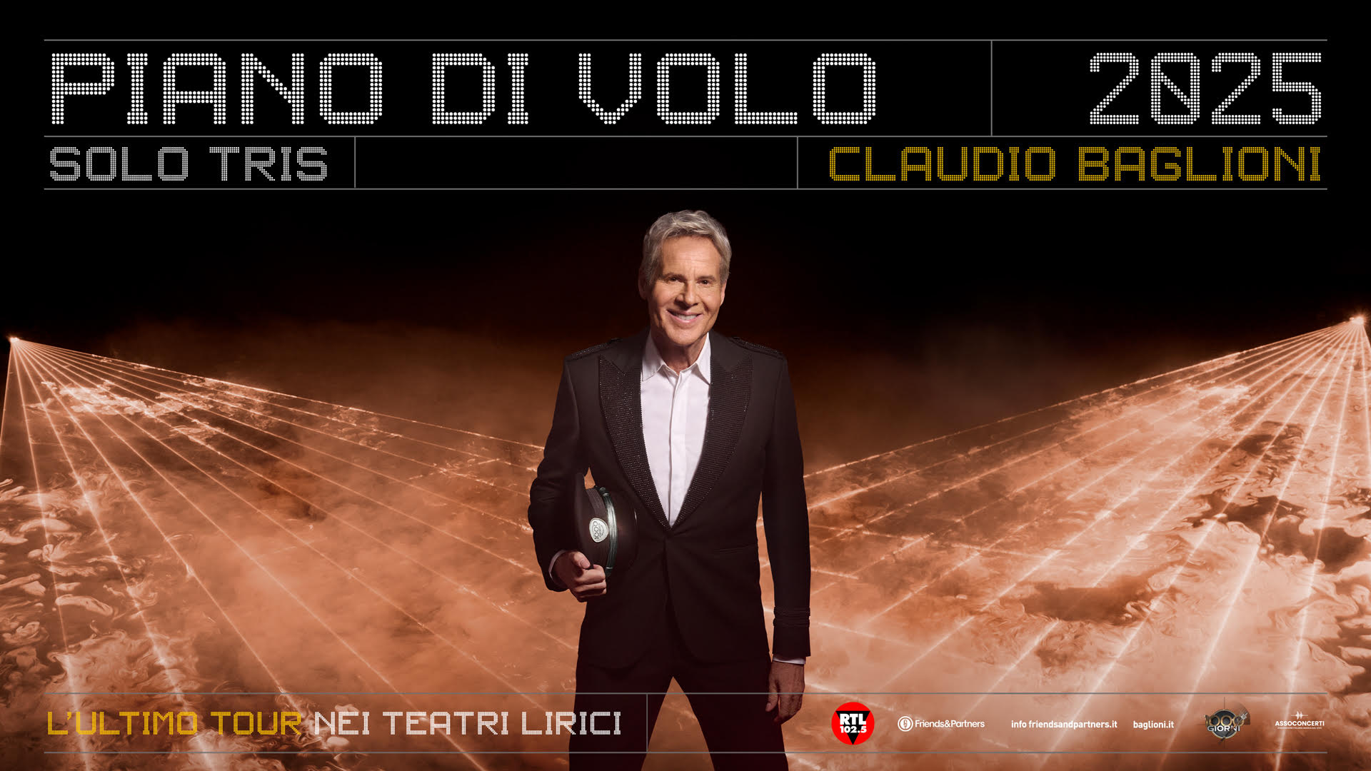 Notizieedintorn's tweet card. Claudio Baglioni torna al centro della scena musicale, con un racconto di se stesso, un nuovo tour e un vero e proprio tour de force, l'ultimo nei luoghi della lirica, prima dell'annunciato ritiro...