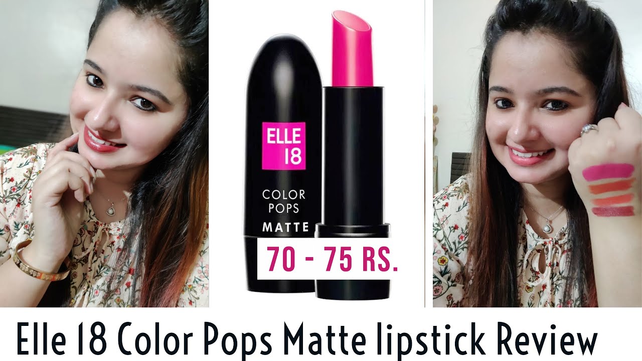 seosolution84's tweet card. Elle 18 Color Pops lipstick Review | Elle 18 Matte lipstick | Elle 18...