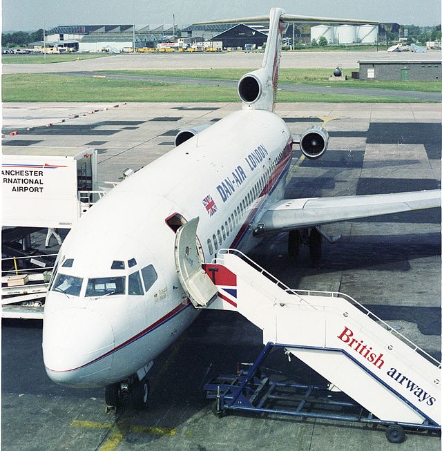 JetBackInTime's tweet card. Britain’s largest independent carrier, Dan Air, had a wide and varied fleet which included the Boeing 727.