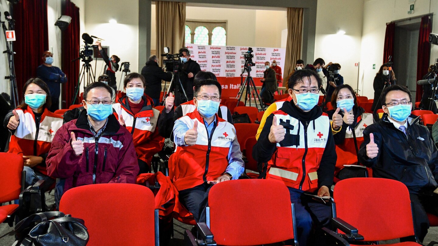 AP's tweet card. The Latest on the world's coronavirus pandemic, which has infected more than 150,000 people and killed more than 5,700.