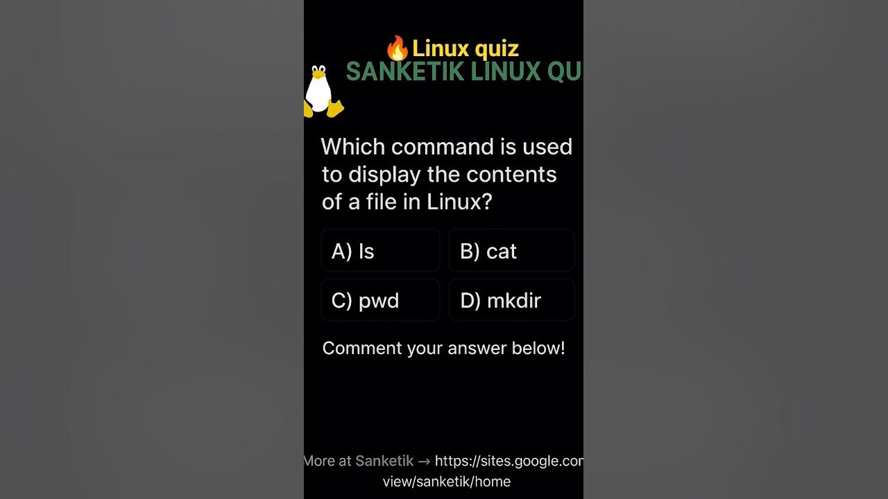 Informatykadlak's tweet card. 🔥 Linux Quiz – Only 1 in 10 Get This Right! #Shorts