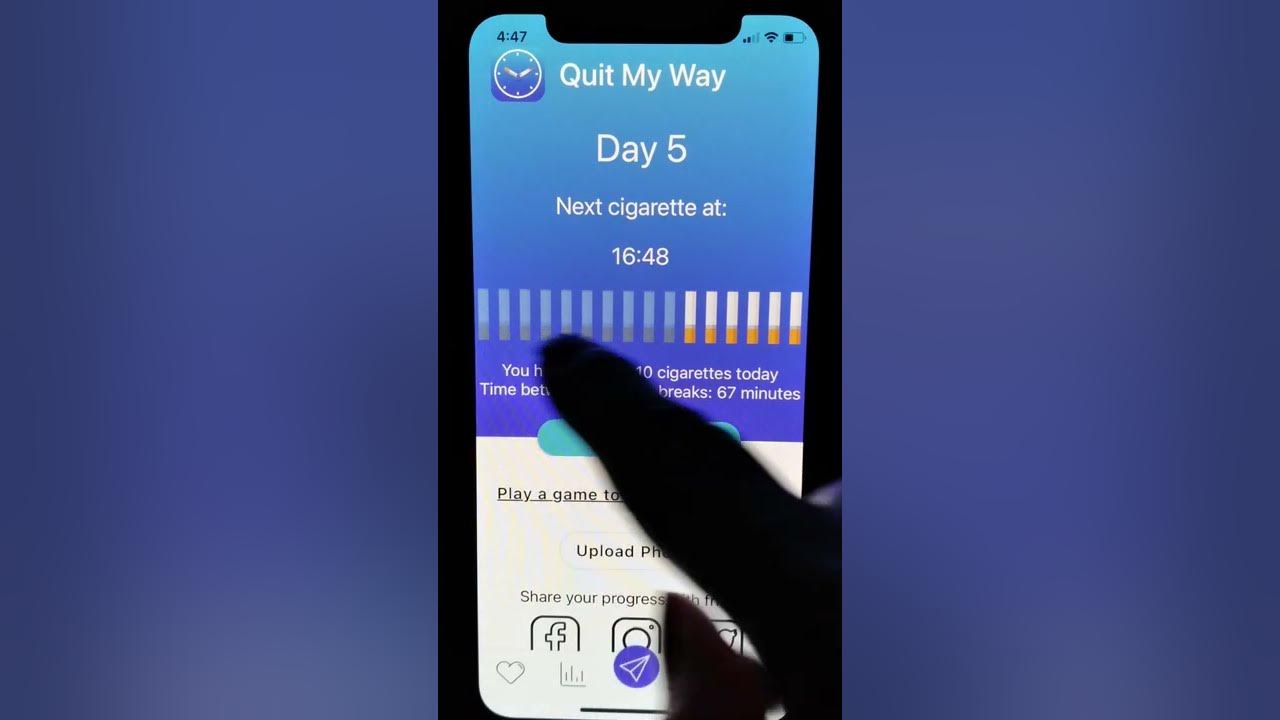 QuitMyWayApp's tweet card. How to quit smoking or quit vaping.