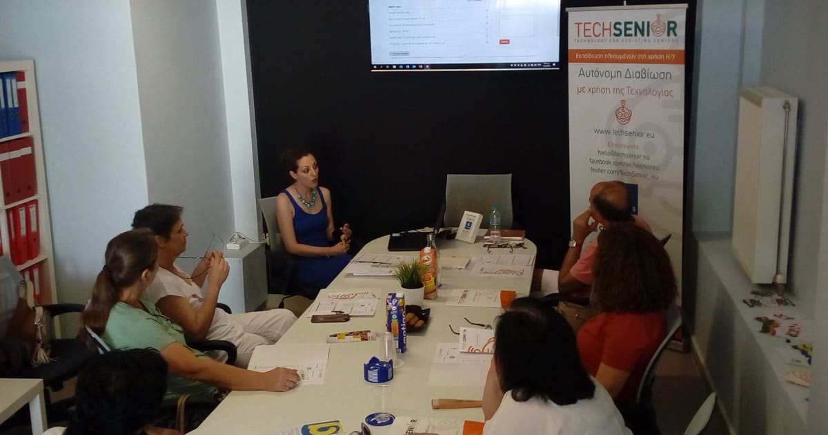 TechSenior_eu's tweet card. TECHSenior: Start of Training Program in Greece! - Tech Senior