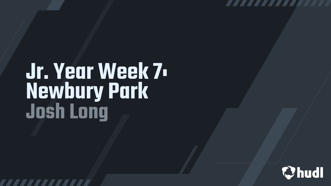 josh_allen_long's tweet card. Jr. Year Week 7: Newbury Park