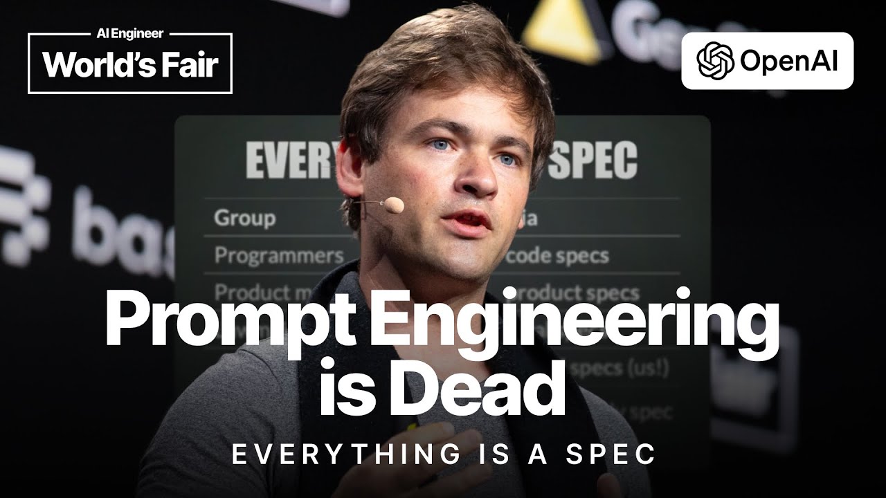 0x_Reef's tweet card. The New Code — Sean Grove, OpenAI