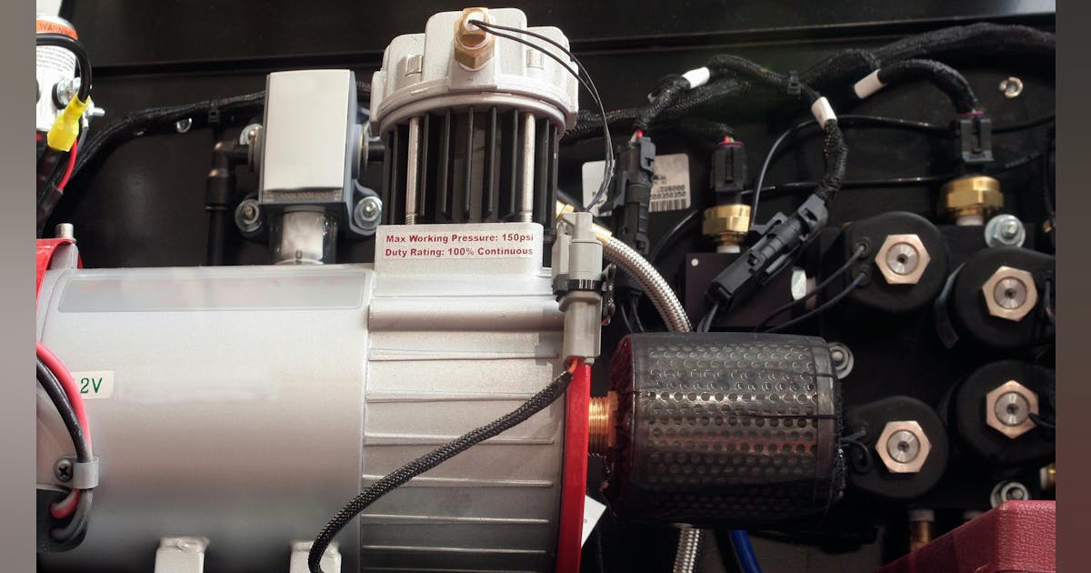 PowerMotionTech's tweet card. ELGi field technician and support specialist Justin Beckett explains the important role dryers and filters play in maintaining optimal compressed air system performance.