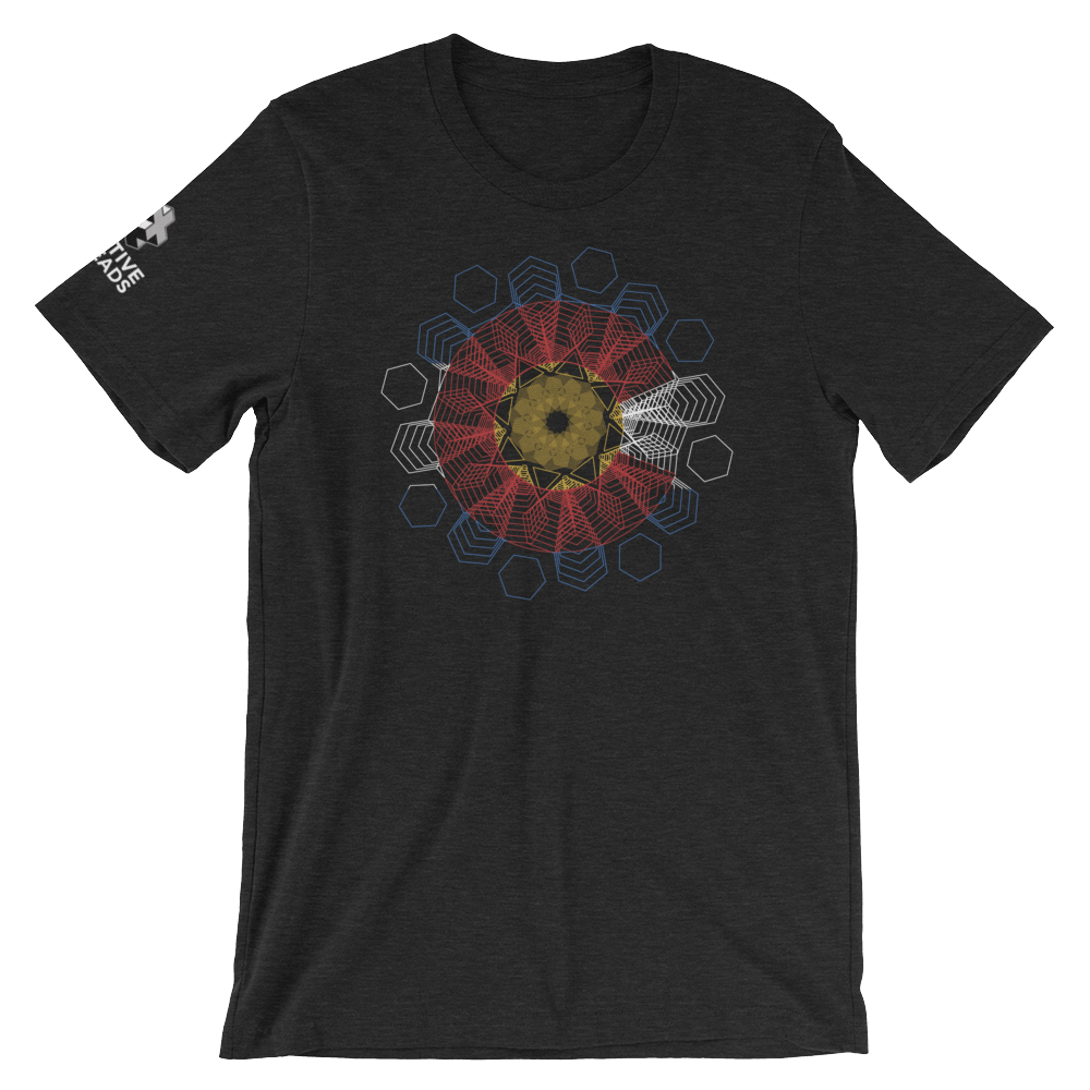 PositiveThreads's tweet card. Printed to order so we always have this item in stock unless otherwise stated. Show some Colorado love with this one of a kind geometric shirt design.