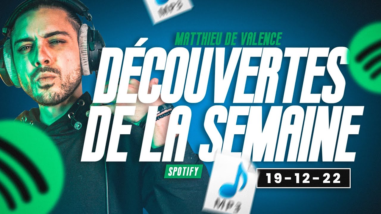 Matthdeval's tweet card. Découvertes de la semaine SPOTIFY #4 | 19-12-22